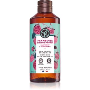 Yves Rocher Bain de Nature gel de duș Raspberry & Mint 400 ml-Țena