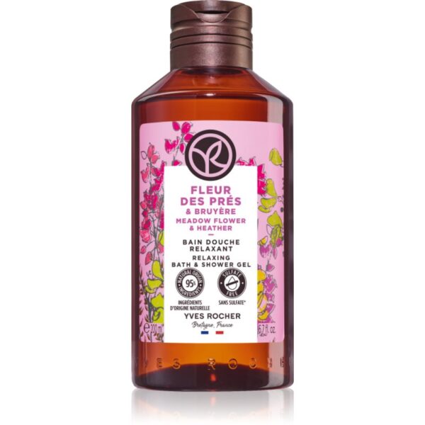 Yves Rocher Bain de Nature gel de dus relaxant Meadow Flower & Heather 200 ml-Țena