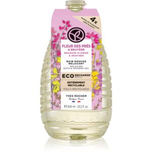 Yves Rocher Bain de Nature gel de duș rezervă Meadow Flower & Heather 600 ml-ro