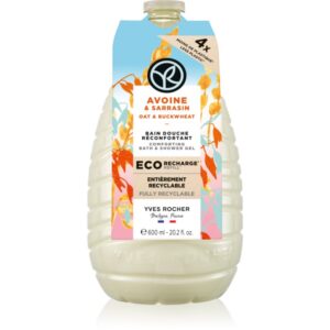 Yves Rocher Bain de Nature gel de duș rezervă Oat & Buckwheat 600 ml-ro