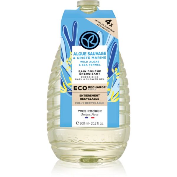 Yves Rocher Bain de Nature gel de duș rezervă Wild Algae & Sea Fennel 600 ml-ro