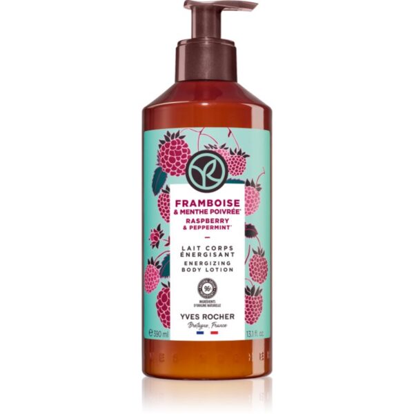 Yves Rocher Bain de Nature lapte de corp Raspberry & Peppermint 390 ml-ro