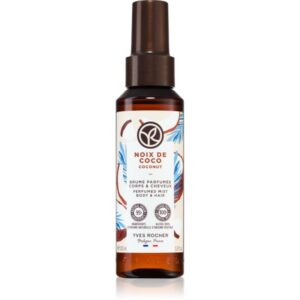 Yves Rocher Bain de Nature spray parfumat pentru corp și păr pentru femei Coconut 100 ml-ro