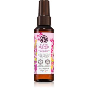 Yves Rocher Bain de Nature spray parfumat pentru corp și păr pentru femei Meadow Flower & Heather 100 ml-ro