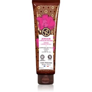 Yves Rocher Bain de Nature ulei pentru exfoliere Argan & Rose Petals 150 ml-ro
