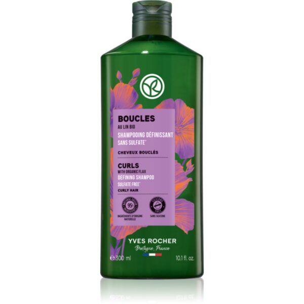 Yves Rocher Boucles șampon pentru păr creț with organic flax 300 ml-ro
