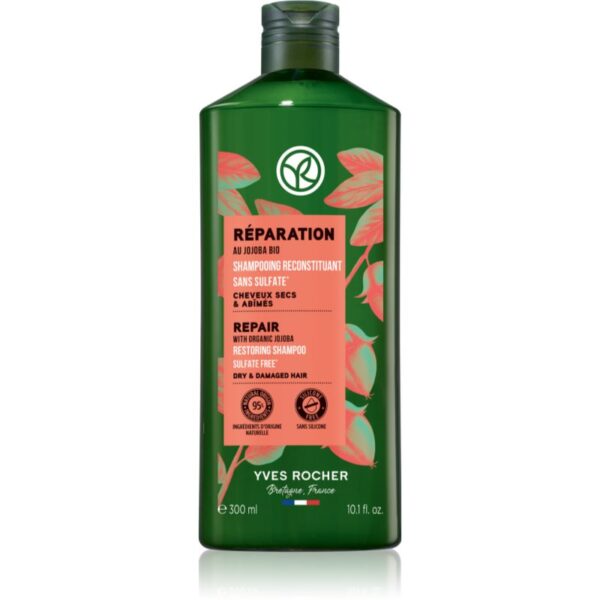 Yves Rocher Réparation sampon pentru regenerare with Organic Jojoba 300 ml-ro