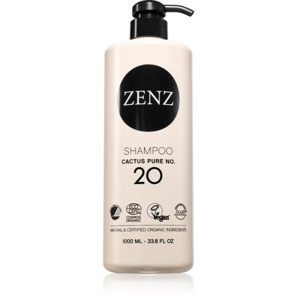 ZENZ Organic Cactus Pure No. 20 sampon hidratant potrivit pentru alergici 1000 ml-ro