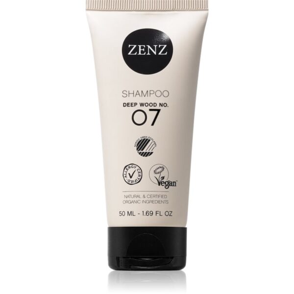 ZENZ Organic Deep Wood No. 07 sampon fortifiant pentru piele sensibila 50 ml-ro