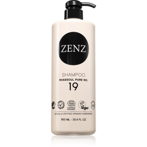 ZENZ Organic Rhassoul Pure No. 19 sampon hidratant cu efect de condiționer 900 ml-ro