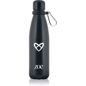 ZOE Heart Logo Stainless Steel Bottle sticlă inoxidabilă pentru apă culoare Black 500 ml-ro