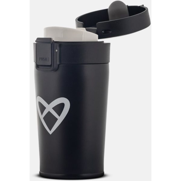 ZOE Insulated Coffee Bottle cană termoizolantă culoare Black 300 ml-ro