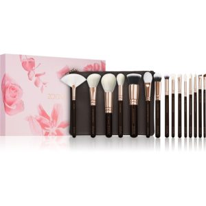 ZOEVA The Artists Brush Set Rose Golden Edition set de călătorie cu pensule-ro
