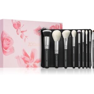 ZOEVA The Complete Brush Set set de pensule cu geantă 1 buc-Țena