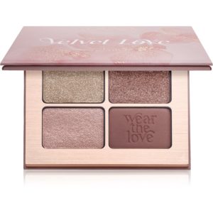 ZOEVA Velvet Love Eyeshadow Quad paletă cu farduri de ochi culoare Purple Haze Eyes 4x1