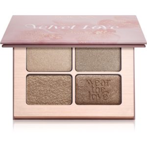 ZOEVA Velvet Love Eyeshadow Quad paletă cu farduri de ochi culoare Velvet Love Eyeshadow Quad Palette 4x1
