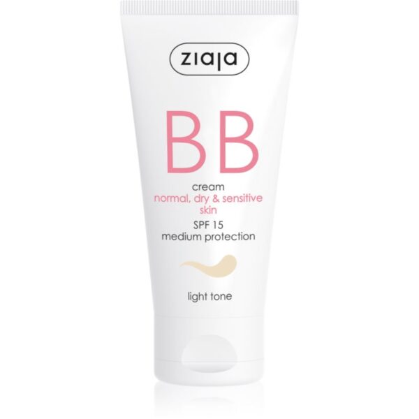 Ziaja BB Cream cremă BB pentru pielea normală și uscată culoare Light 50 ml-ro