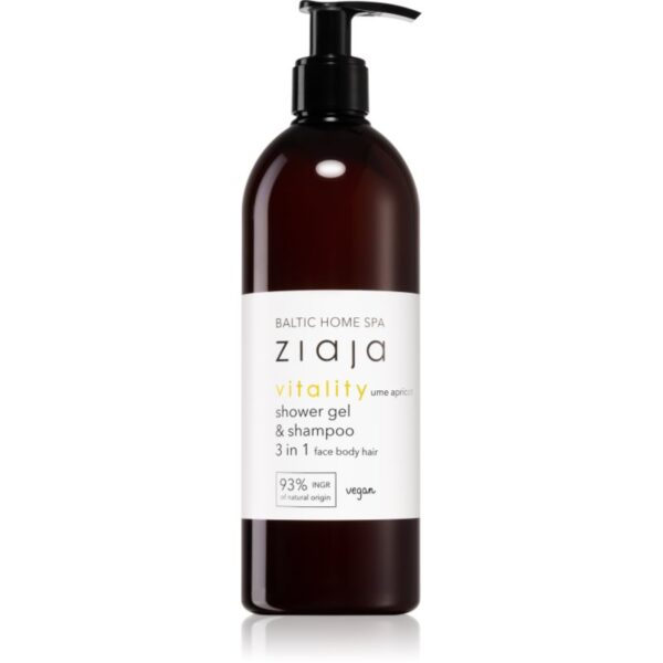 Ziaja Baltic Home Spa Vitality gel de duș pentru față