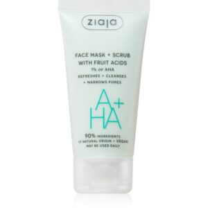 Ziaja Face Mask + Scrub with Fruit Acids masca exfolianta 55 ml-ro