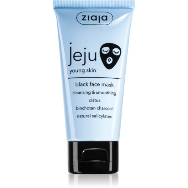 Ziaja Jeju Young Skin Masca neagra de curatare pentru piele tanara 50 ml-Țena