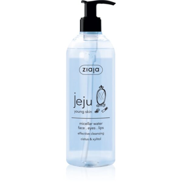 Ziaja Jeju Young Skin apa cu particule micele pentru piele tanara 390 ml-ro