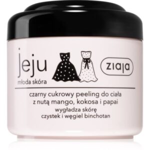 Ziaja Jeju Young Skin exfoliant de corp cu zahăr negru 200 ml-Țena