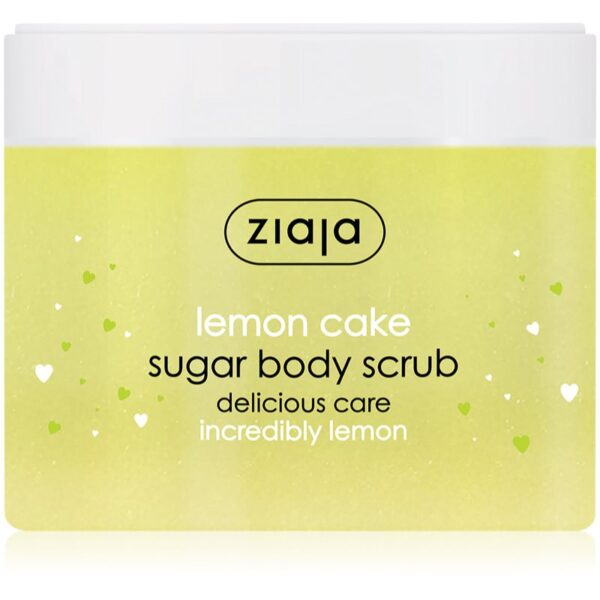 Ziaja Lemon Cake exfoliant din zhar pentru netezire 300 ml-Țena