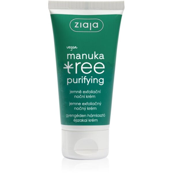 Ziaja Manuka Tree Purifying exfoliant crema de noapte pentru ten gras și mixt 50 ml-ro