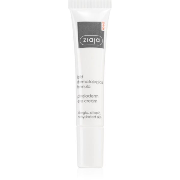 Ziaja Med Lipid Dermatological Formula crema fiziologica pentru zona ochilor si pentru piele sensibila si alergica 15 ml-ro