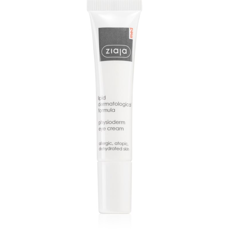 Ziaja Med Lipid Dermatological Formula crema fiziologica pentru zona ochilor si pentru piele sensibila si alergica 15 ml-ro
