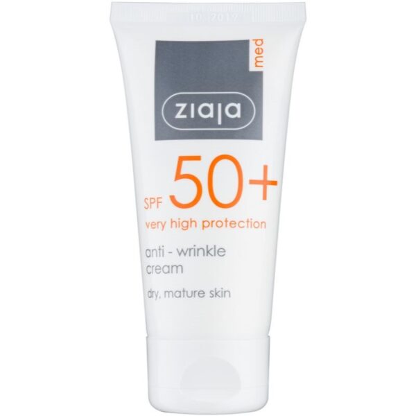 Ziaja Med Protecting UVA + UVB crema contur pentru bronzat SPF 50+ 50 ml-Țena