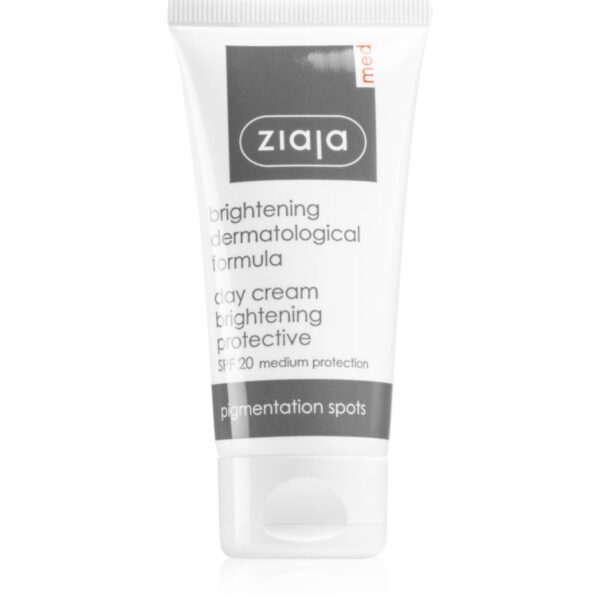 Ziaja Med Whitening Care crema protectiva impotriva petelor pigmentare SPF 20 50 ml-Țena