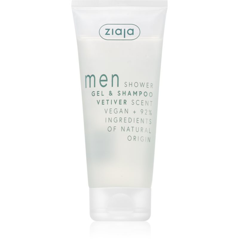 Ziaja Men 2 in 1 gel de dus si sampon pentru barbati Vetiver 200 ml-ro