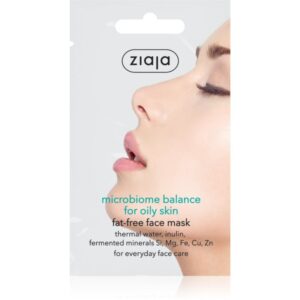 Ziaja Microbiome Balance mască pentru față pentru reglarea cantitatii de sebum. 7 ml-Țena