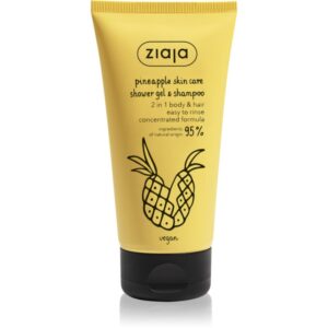 Ziaja Pineapple Gel de duș energizant pentru corp si par 160 ml-Țena