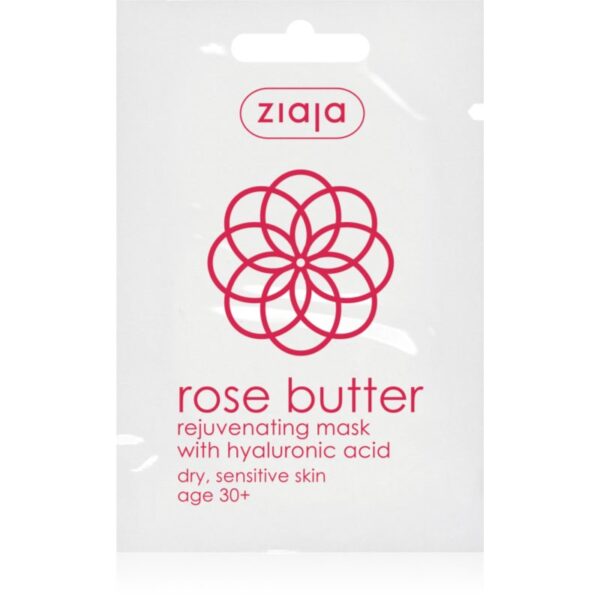 Ziaja Rose Butter Masca faciala cu efect de intinerire 30+ 7 ml-Țena