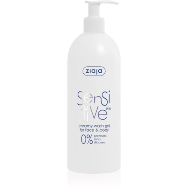 Ziaja Sensitive gel de curatare pentru fata pentru piele sensibila si iritata 400 ml-ro