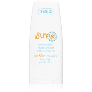 Ziaja Sun crema de fata antioxidanta cu vitamina C SPF 50+ 50 ml-Țena