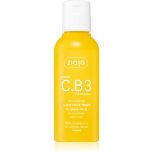 Ziaja Vitamin C.B3 Niacinamide loțiune tonică exfoliantă cu acizi 1% [aha+pha] 120 ml-ro