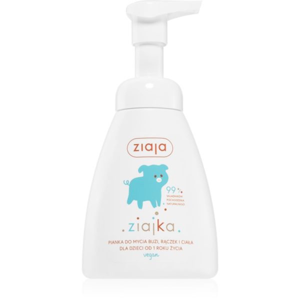 Ziaja Ziajka spuma de curatare pentru fata si corp pentru copii 250 ml-ro