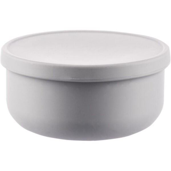 Zopa Silicone Bowl with Lid bol din silicon cu capac Dove Grey 1 buc-ro