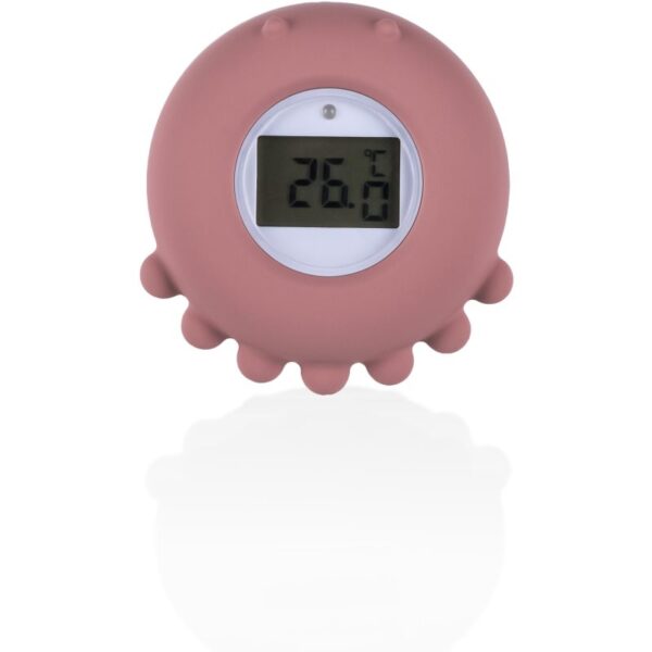 Zopa Silicone Digital Thermometer 2in1 termometru digital pentru cadă Old Pink 1 buc-ro