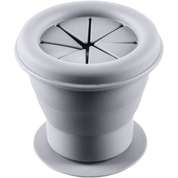 Zopa Silicone Folding Snack Box bol din silicon cu ventuză Dove Grey 1 buc-ro