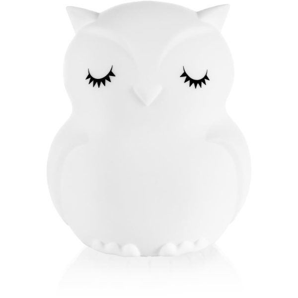 Zopa Silicone LED Lamp with Music Size L lampă de veghe cu melodie Owl 1 buc-Țena