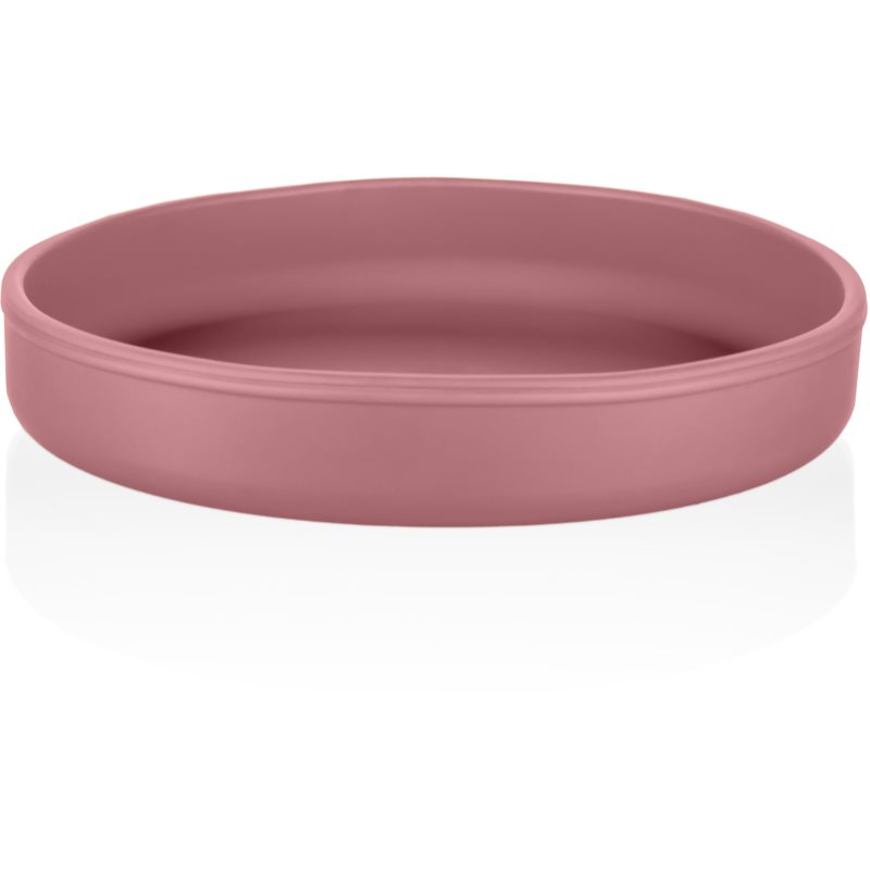 Zopa Silicone Plate farfurie 6 m+ Old Pink 1 buc-ro