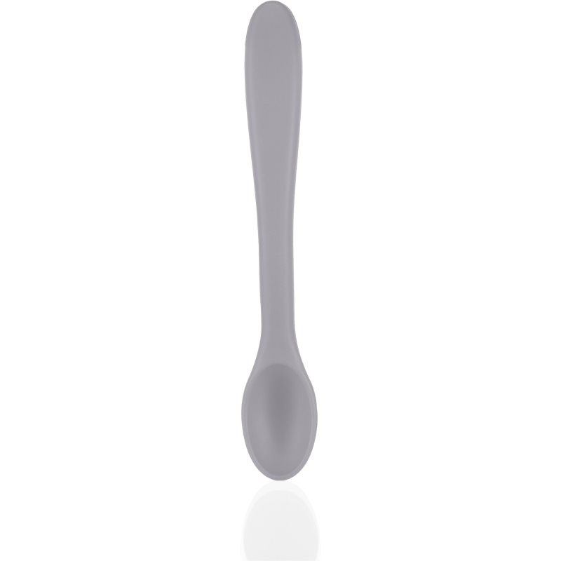 Zopa Silicone Spoon linguriță 6 m+ Dove Grey 1 buc-ro
