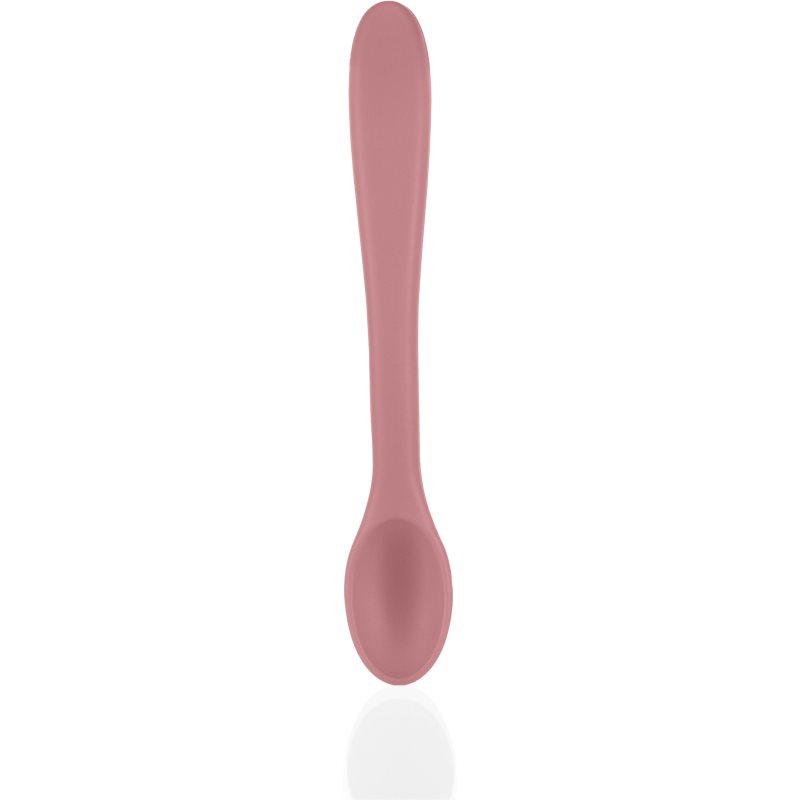 Zopa Silicone Spoon linguriță 6 m+ Old Pink 1 buc-ro