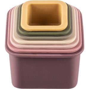 Zopa Silicone Stacking Cups cupe de stivuire Multicolor 6 m+ 7 buc-ro