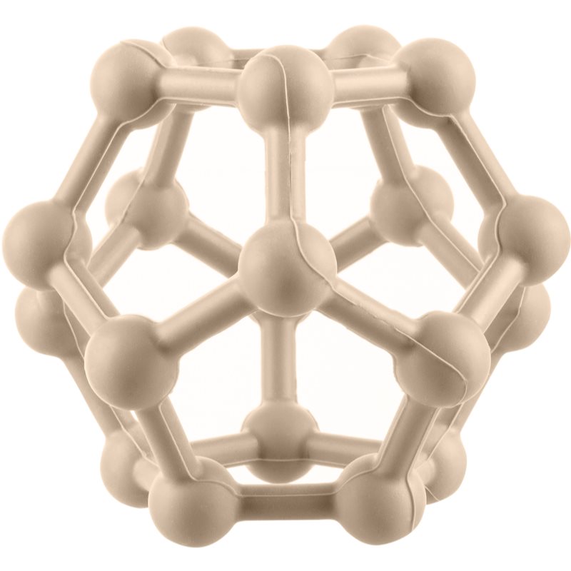 Zopa Silicone Teether Atom jucărie pentru dentiție Sand Beige 1 buc-Țena
