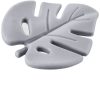 Zopa Silicone Teether Leaf jucărie pentru dentiție Dove Grey 1 buc-ro